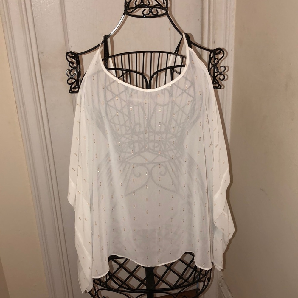 Jennifer Lopez White Tank Top / L